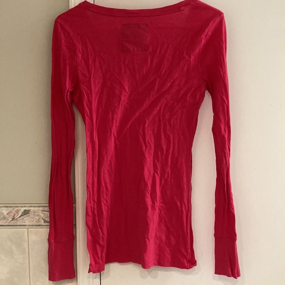 Womens American Eagle long sleeve v-neck shirt - Picture 3 of 4